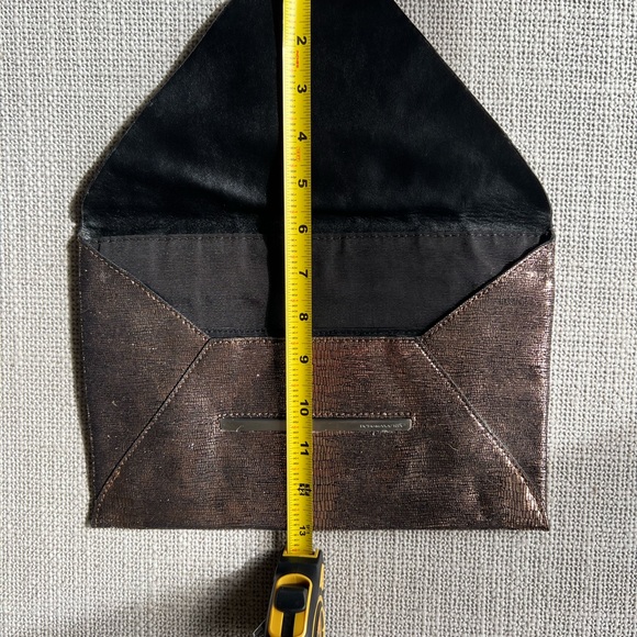 Bronze and Black Envelope Clutch - Picture 3 of 6